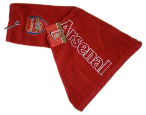 Official Arsenal Football Club Trifold Golf Bag Towel 1 Official Arsenal Football Club Trifold Golf Bag Towel